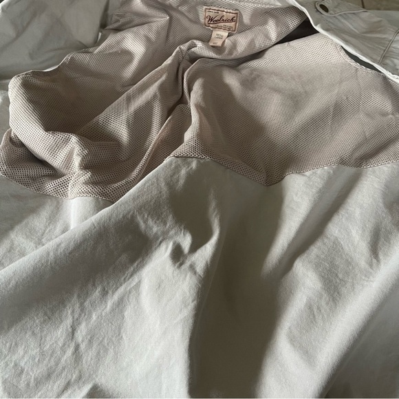 Woolrich Vintage Utility Outdoor Vest men’s large made in Macau British tan size - Picture 10 of 13